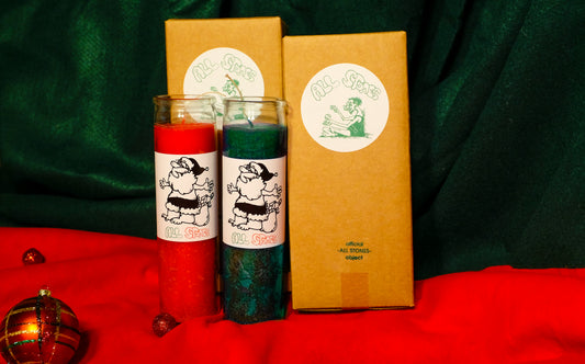 ALL STONES ‘Christmas Candle’