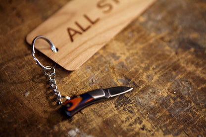 ALL STONES wooden bookmark (with mini pen knife)