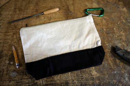 ALL STONES Woodcarving tool bag (with carabiner)