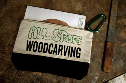 ALL STONES Woodcarving tool bag (with carabiner)